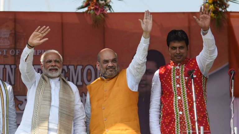 त्रिपुरा निकाय चुनावों में भाजपा का क्लीन स्वीप, अमित शाह जनवरी में करेंगे दौरा