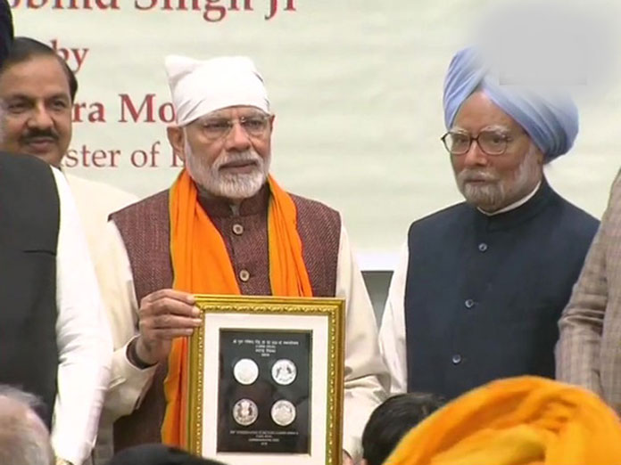 गुरु गोबिंद सिंह के सम्मान में PM मोदी ने जारी किया 350 रुपए का स्मारक सिक्का
