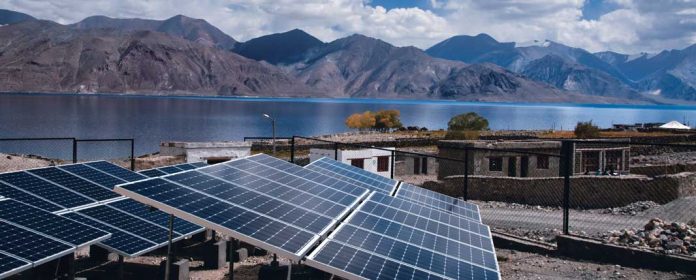 Solar Power plant Ladakh