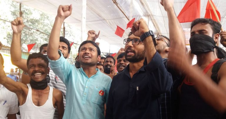 माँ की कसम खाकर बेगूसराय में कन्हैया कुमार के लिए वोट माँग रहे जिग्नेश मवाणी