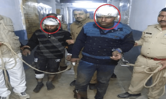 गौ तस्करी मामले में इरफ़ान, असरफ़ गिरफ़्तार, रियासत अली और अरशद फ़रार, पुलिस पर चढ़ा दी गाड़ी