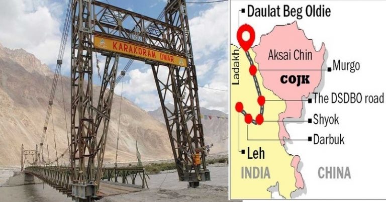 250 km लंबी दुर्गम लेह-काराकोरम रोड  तैयार, 2012 में बनी कॉन्ग्रेस वाली सड़क नदी में बह गई थी