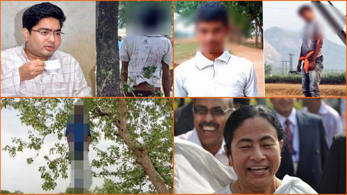ममता के बंगाल में मरे भाजपाइयों की लटकती लाशें