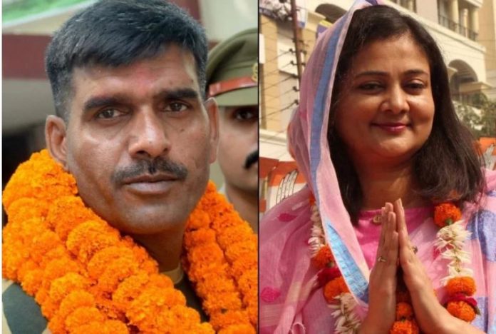 तेज बहादुर यादव और शालिनी यादव