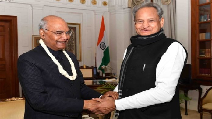 अशोक गहलोत, रामनाथ कोविंद