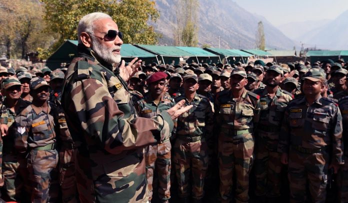 नरेंद्र मोदी, भारतीय सेना