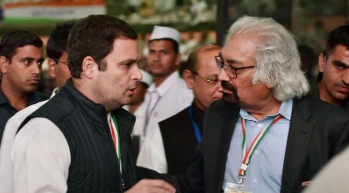 राहुल गांधी और सैम पित्रोदा