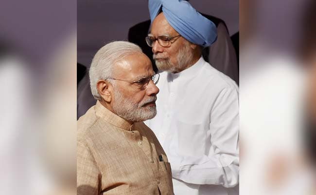 मनमोहन सिंह, नरेंद्र मोदी