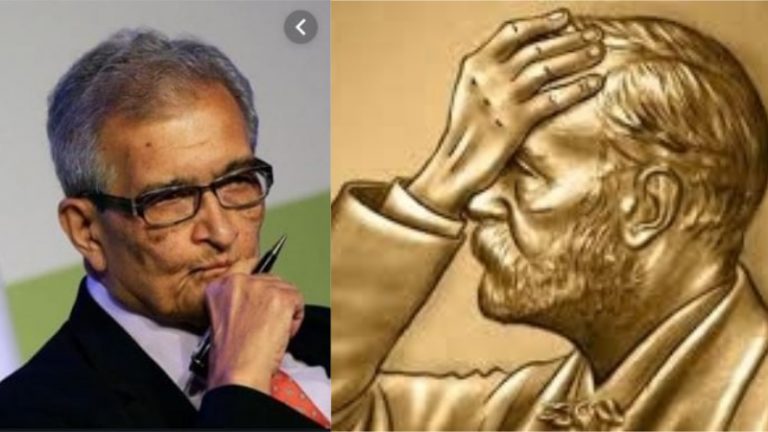 गोरों से स्वीकृति खोजते अमर्त्य सेन, नोबेल का मेडल घटिया तर्क को सुनहरा नहीं बना सकता