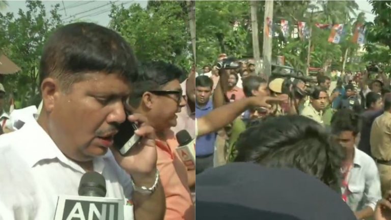 TMC कार्यकर्ता ने किया BJP उम्मीदवार अर्जुन सिंह पर हमला: #VotingRound5