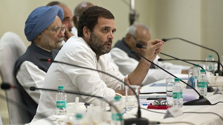 कॉन्ग्रेस नेताओं के पुत्रमोह ने डुबाई पार्टी की लुटिया: राहुल गाँधी जमकर बरसे