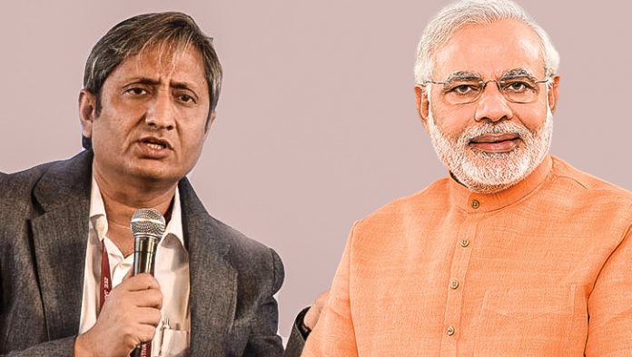 नरेंद्र मोदी रवीश कुमार