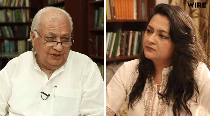आरिफ़ मुहम्मद खान और आरफा खानम शेरवानी