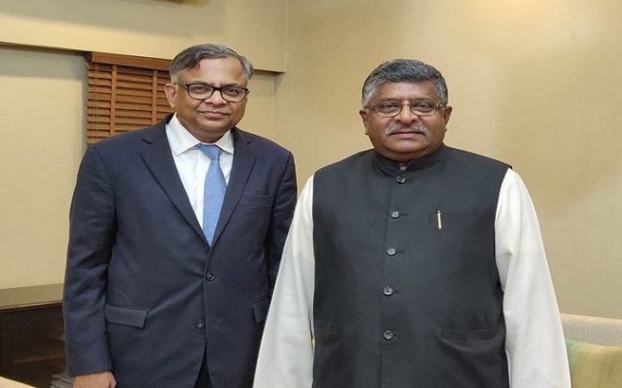 एन. चंद्रशेखरन-मंत्री रविशंकर प्रसाद