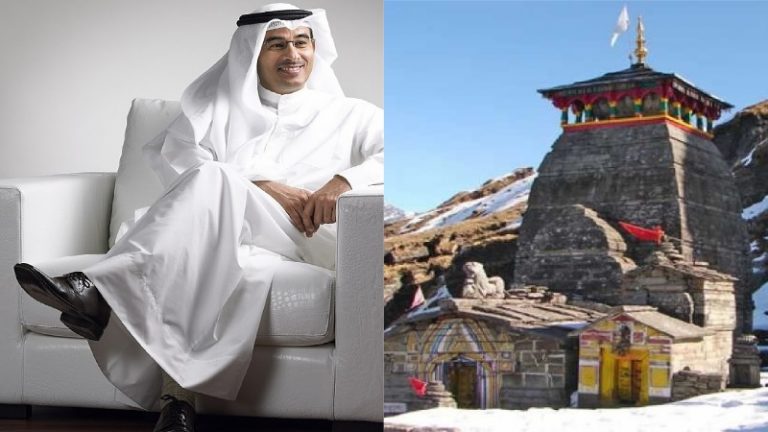 भगवान तुंगनाथ के दर पर पहुँचे UAE क्राउन प्रिंस के प्रतिनिधि व अरबपति कारोबारी अली राशिद, किया हवन
