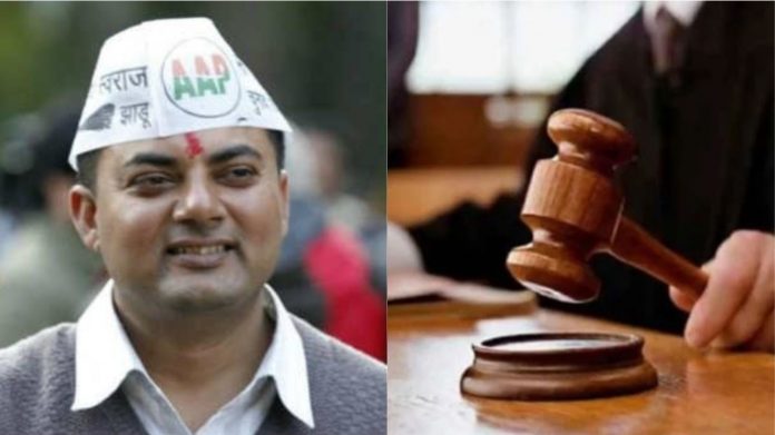 सोमदत्त, आप विधायक, कोर्ट आदेश