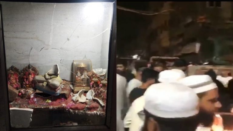 कट्टरपंथियों ने दिल्ली में दुर्गा मंदिर तोड़ा: भाईचारा व एकता का उपदेश के पीछे  छिपाई गई सच्चाई