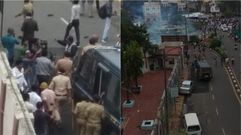 हिंसक मजहबी भीड़ ने सूरत में किया पुलिस पर पथराव, दंगा और तोडफोड़ के बाद धारा 144 लागू