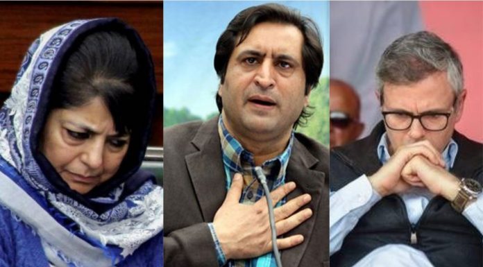 महबूबा मुफ्ती, सज्जाद लोन, उमर अब्दुल्ला