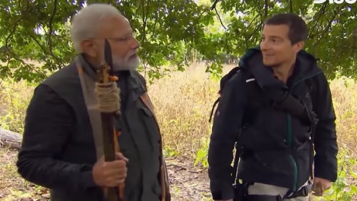नरेंद्र मोदी, बेयर ग्रिल्स