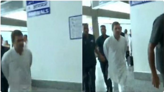 राहुल गाँधी, श्रीनगर से वापस