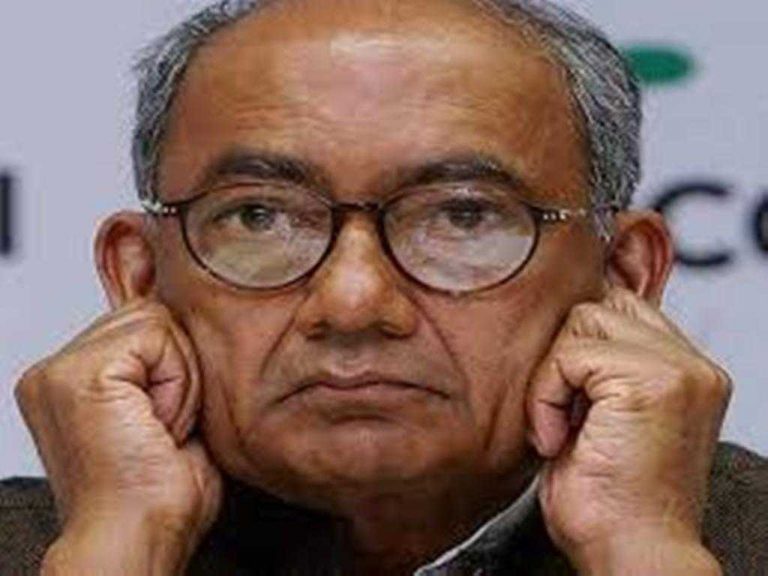 पाकिस्तान, चीन का धौंस दिखा बोले दिग्विजय सिंह- संकट में है देश