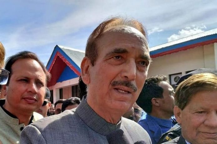 कॉन्ग्रेस गुलाम नबी आजाद