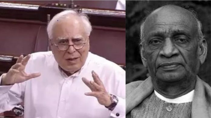 आर्टिकल 370, कपिल सिब्बल, सरदार पटेल, विवादित बयान