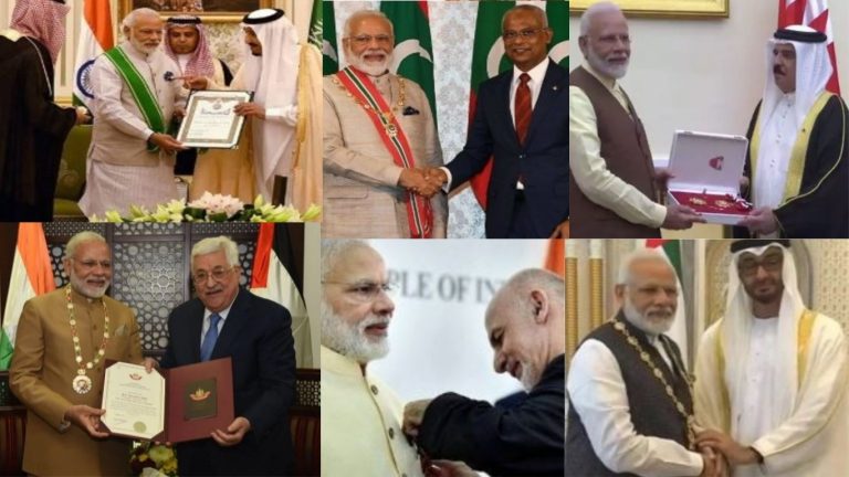 इस्लामिक देशों ने 5 साल में PM मोदी को दिए 6 ‘सर्वोच्च’ सम्मान, PAK के मुँह पर करारा तमाचा