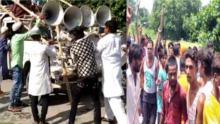 बिहार: शिवभक्तों की गाड़ी पर पथराव, महिला श्रद्धालुओं को भी नहीं बख्शा