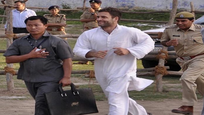 राहुल गाँधी कोरोना रैली