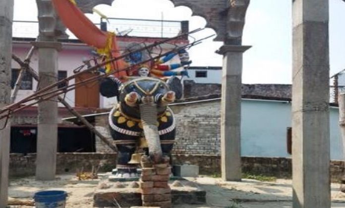 काली मंदिर, मूर्ति खंडित