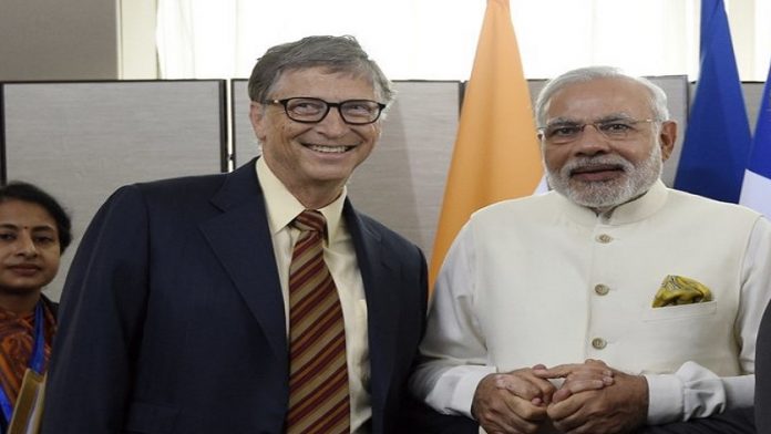 बिल गेट्स, नरेंद्र मोदी