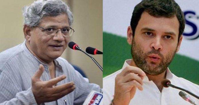 राहुल गाँधी, येचुरी