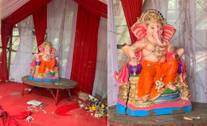 गुजरात, गणपति मूर्ति, खंडित, धार्मिक भावनाएँ