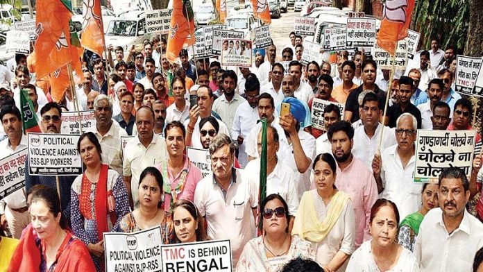 बीजेपी का प्रदर्शन