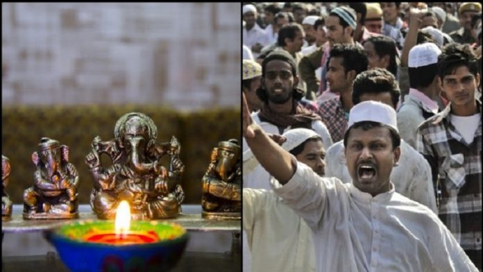दिवाली मनाने से रोका, मुस्लिम