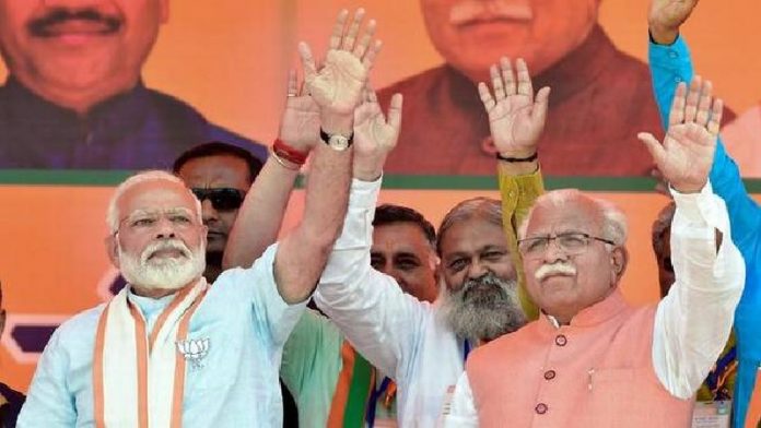 मनोहर लाल खट्टर, नरेंद्र मोदी