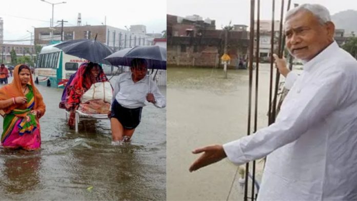 बिहार में बाढ़, नीतीश कुमार