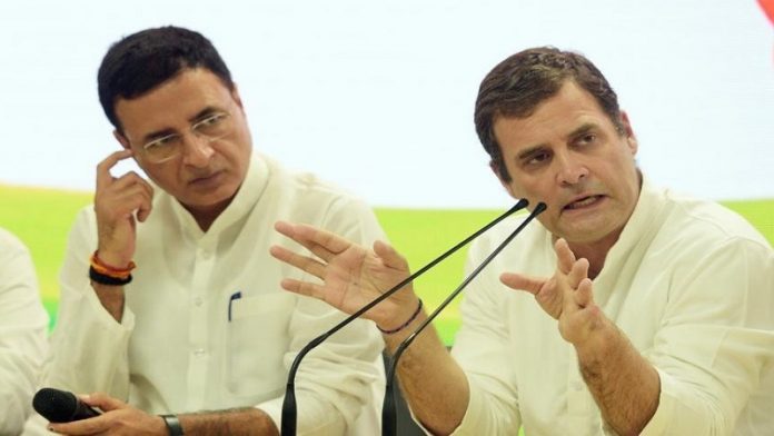 राहुल गाँधी, रणदीप सुरजेवाला