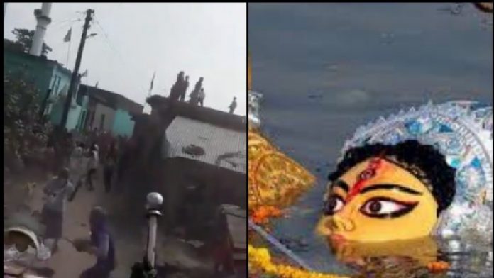 बलरामपुर, विसर्जन पर हमला