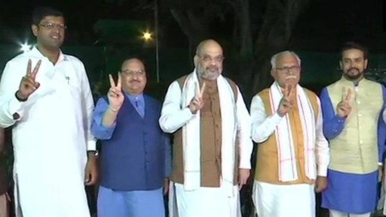 हरियाणा में बीजेपी बनाएगी सरकार, JJP के पास होगा उपमुख्‍यमंत्री पद: अमित शाह ने की घोषणा