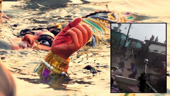 दुर्गा प्रतिमा विसर्जन