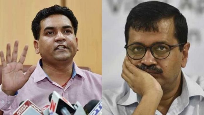 कपिल मिश्रा- अरविंद केजरीवाल