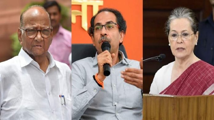 शिवसेना, कॉन्ग्रेस, एनसीपी