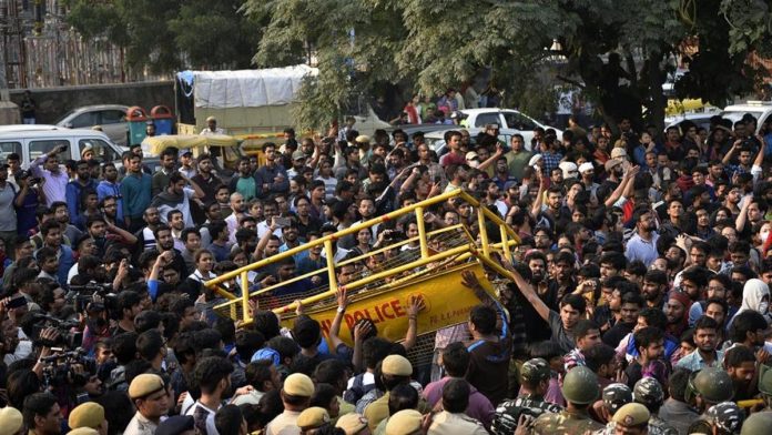 जेएनयू छात्र विरोध प्रदर्शन