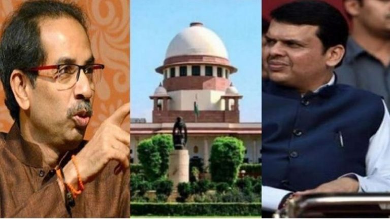 सुप्रीम कोर्ट की 3 सदस्यीय पीठ पर टिकी नजरें, शिवसेना-एनसीपी-कॉन्ग्रेस की याचिका पर 11:30 बजे सुनवाई