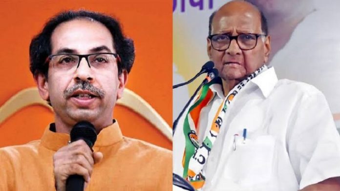 उद्धव ठाकरे और शरद पवार (फाइल फोटो, न्यूज़ स्टेट से साभार)