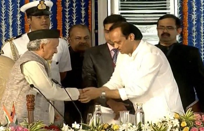 2 महीने में दूसरी बार अजित पवार ने ली उप-मुख्यमंत्री पद की शपथ, गठबंधन के छोटे दलों में नाराजगी