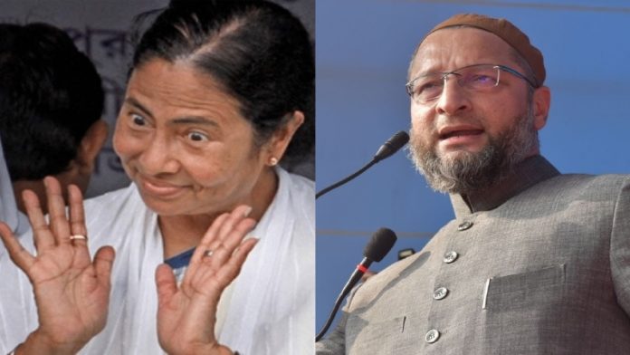 ममता बनर्जी, असदुद्दीन ओवैसी